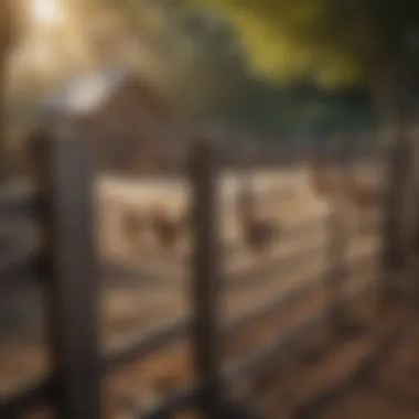 Proper installation of a movable fence in a chicken coop area.