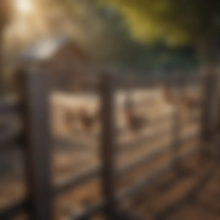 Proper installation of a movable fence in a chicken coop area.