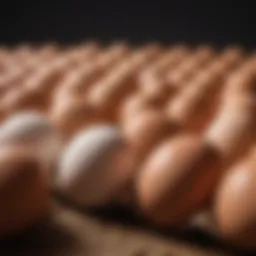 Fresh eggs from a local farm