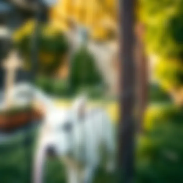 Durable nylon fence netting installed around a backyard