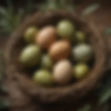 Olive Egg Layers' Unique Egg Colors A selection of olive eggs in various shades of olive-green resting in a nest