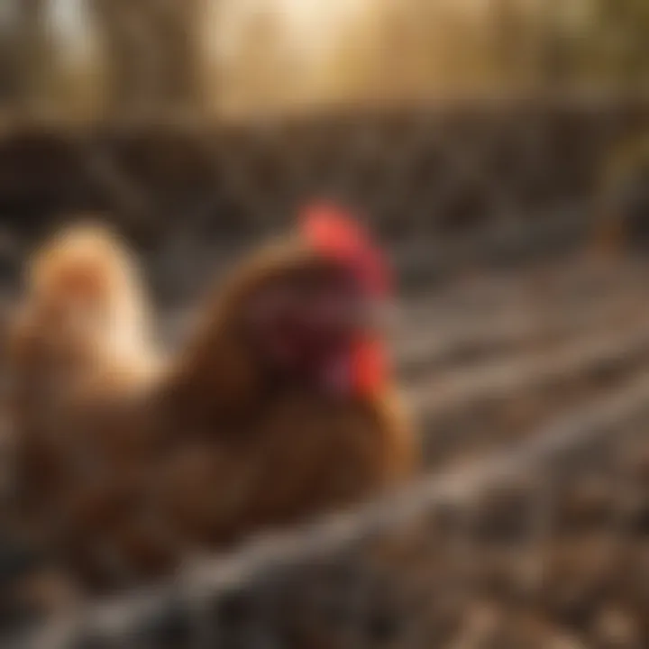 Different types of netting materials for chicken runs