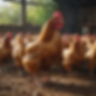 Organic chicken farming practices