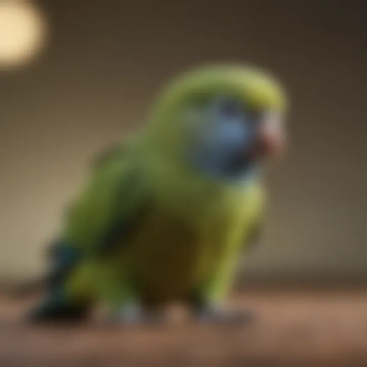 A historical timeline showcasing popular parakeet names through the decades.