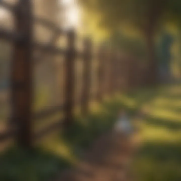 An illustration of different portable fencing styles suitable for various environments.