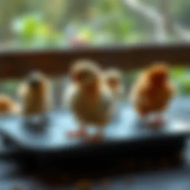 Detailed view of the heating plate in use