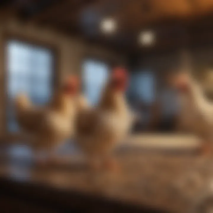 Spacious coop designed for Silkie chickens with ample ventilation