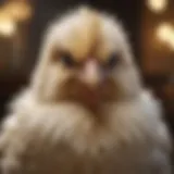 Silkie chicken showcasing its unique plumage and personality