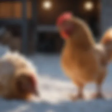 Monitoring the health of chickens during winter months