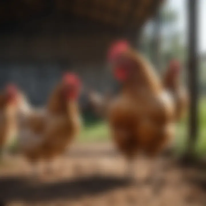 Sustainable practices in organic chicken farming