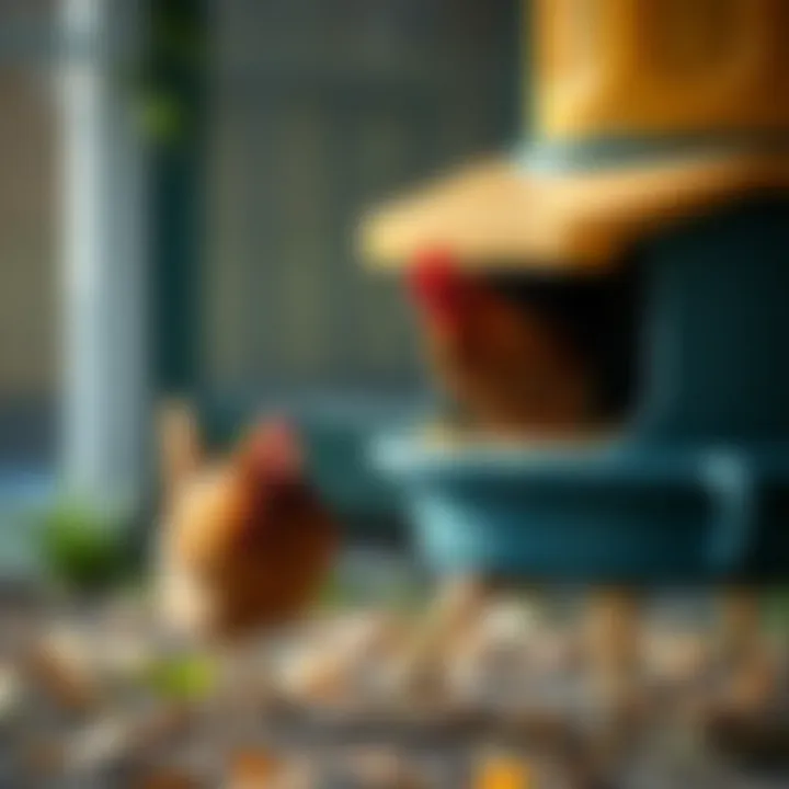 User-friendly features of Rentacoop chicken feeder