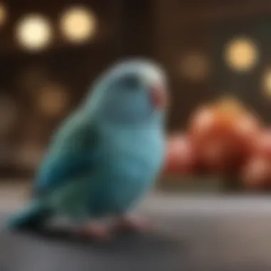 An informative chart comparing cage sizes suitable for parrotlets