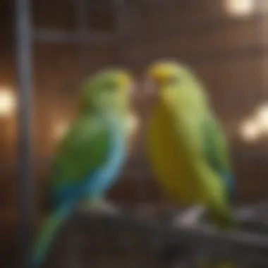 Different materials used in bird cages highlighting durability and safety