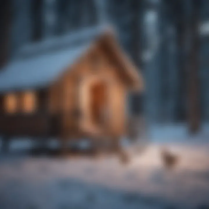 Winter chicken coop design with insulation