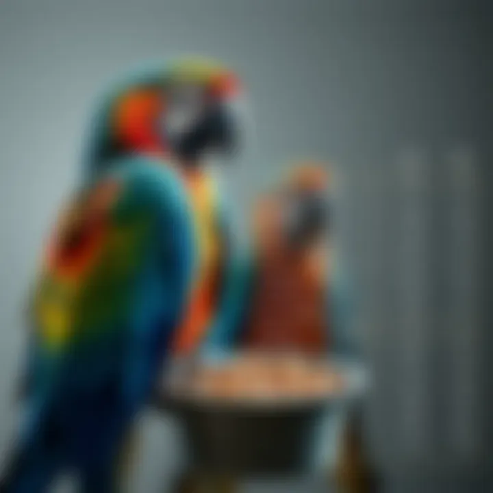 Nutritional chart for macaw diets