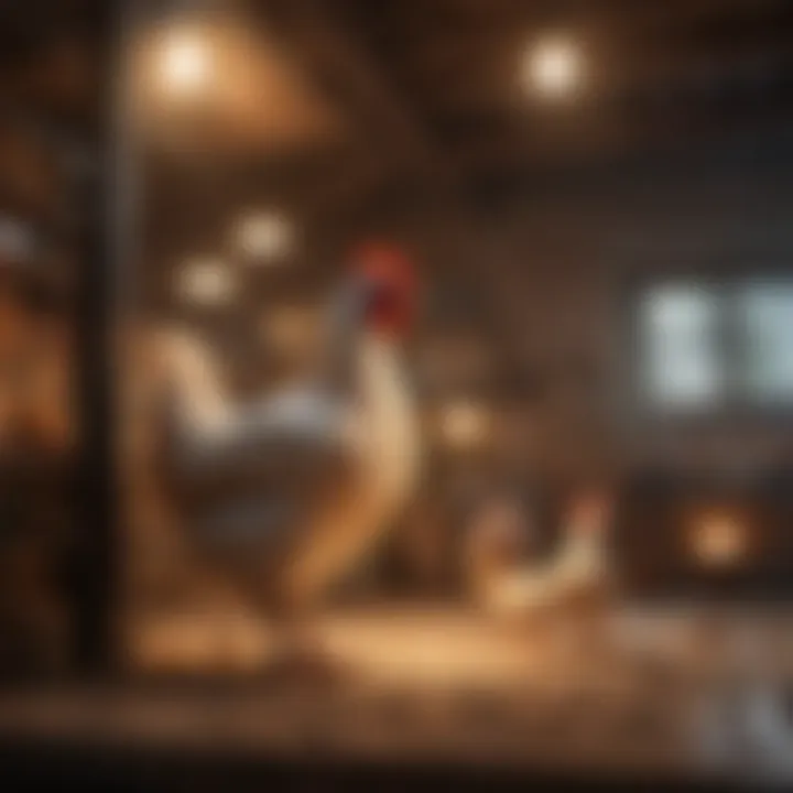 Comparison of different types of heat lamps for poultry