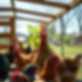 Sunlight exposure for chicken coop