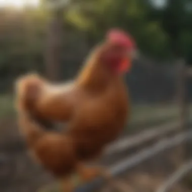 Guide showcasing installation of temporary fencing for chicken safety