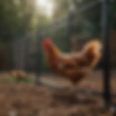 Innovative Portable Fencing for Chickens Innovative design of portable fencing for poultry management