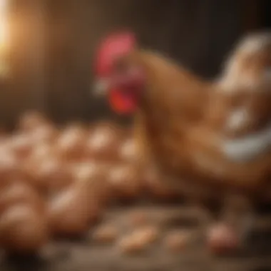 A well-balanced feed mix designed to meet the nutritional needs of laying hens.