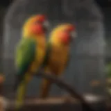 Spacious bird cage designed for conures