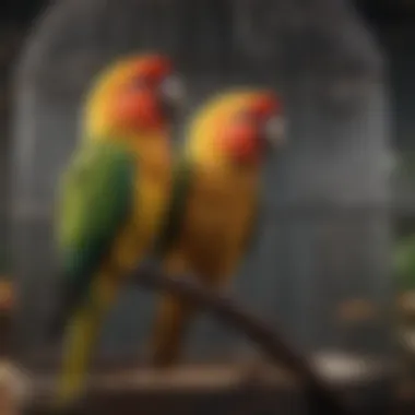 Spacious bird cage designed for conures