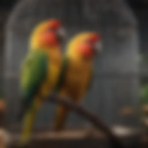 Spacious bird cage designed for conures