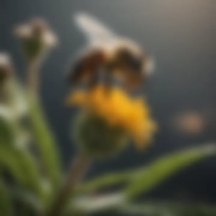 A native flowering plant thriving in its natural habitat
