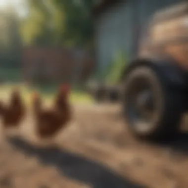 Maintenance tools for chicken tractors