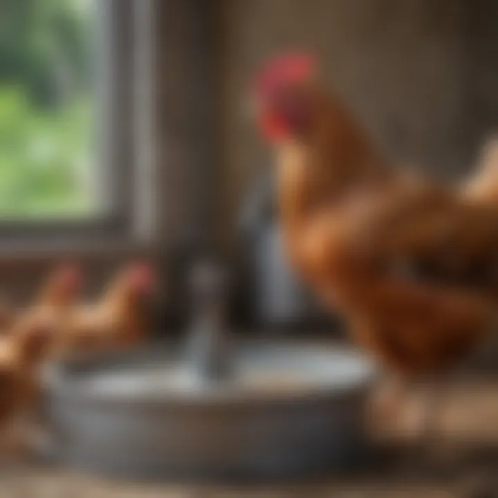 Maintenance tasks for an automatic chicken waterer