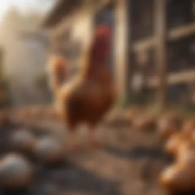 Construction Materials for Chicken Run Diverse materials used in constructing a chicken run