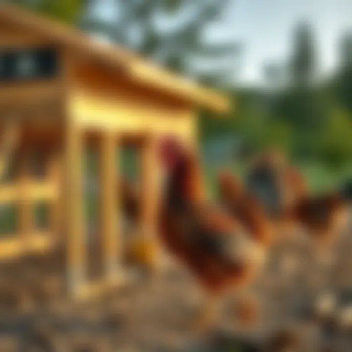 Coop construction process emphasizing essential features