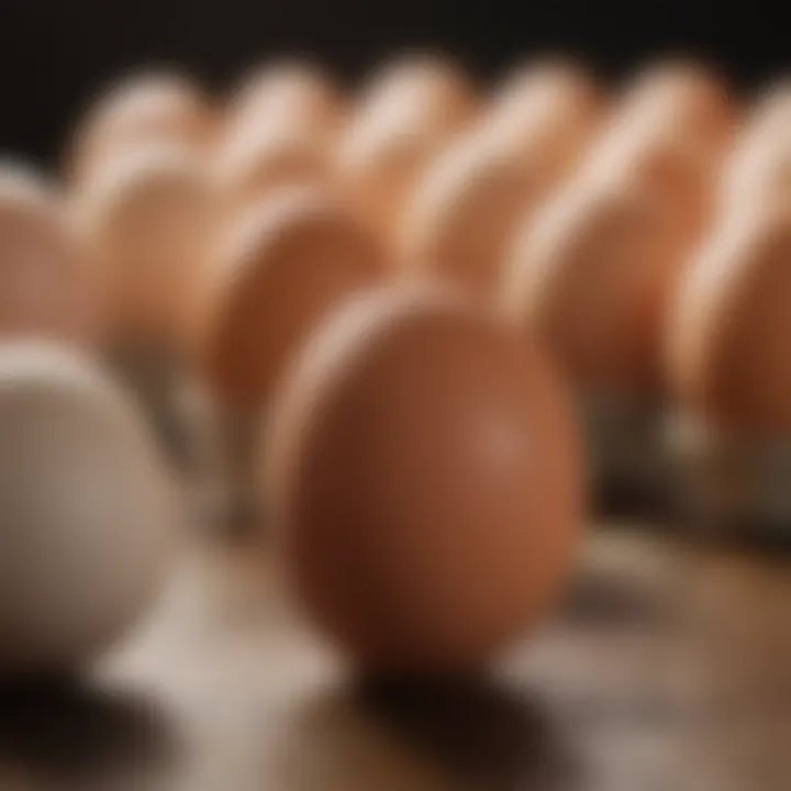 A visual representation of egg turning mechanisms to ensure even warmth distribution.
