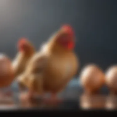 Illustration showcasing the ideal humidity levels necessary during the incubation phase.
