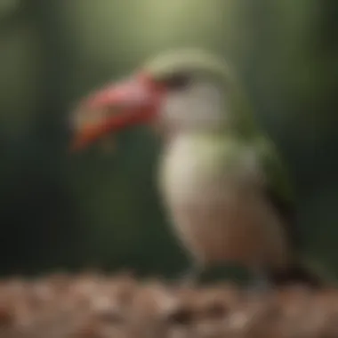 Guide showcasing various feeding practices for small hookbills