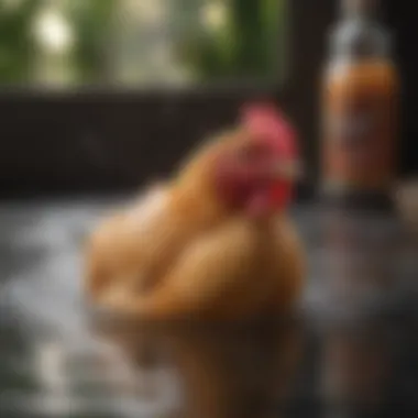 Close-up view of key ingredients in Amazon Chicken Water