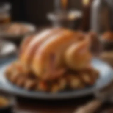 Culinary Presentation of American Bresse Chicken Plated dish featuring expertly prepared American Bresse chicken
