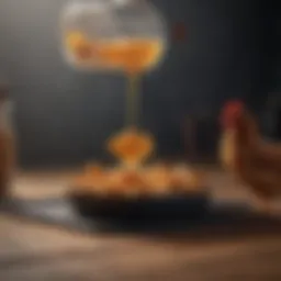 Overview of various chicken drippers designed for pet hydration