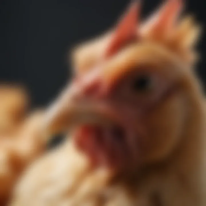 Visual guide on treatment options for managing chicken ear mite infestations.