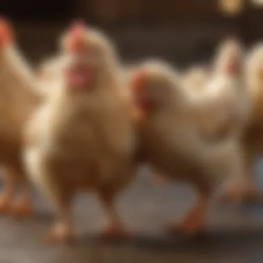 Health Concerns in Young Chickens Common health issues in 6 week old chickens, illustrated
