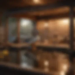 Interior view of a well-constructed duck brooder box