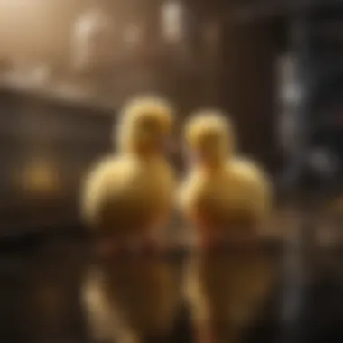 Temperature control equipment for duck brooder boxes