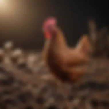Different soil types suitable for chickens