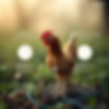 Diagram showing factors affecting egg production