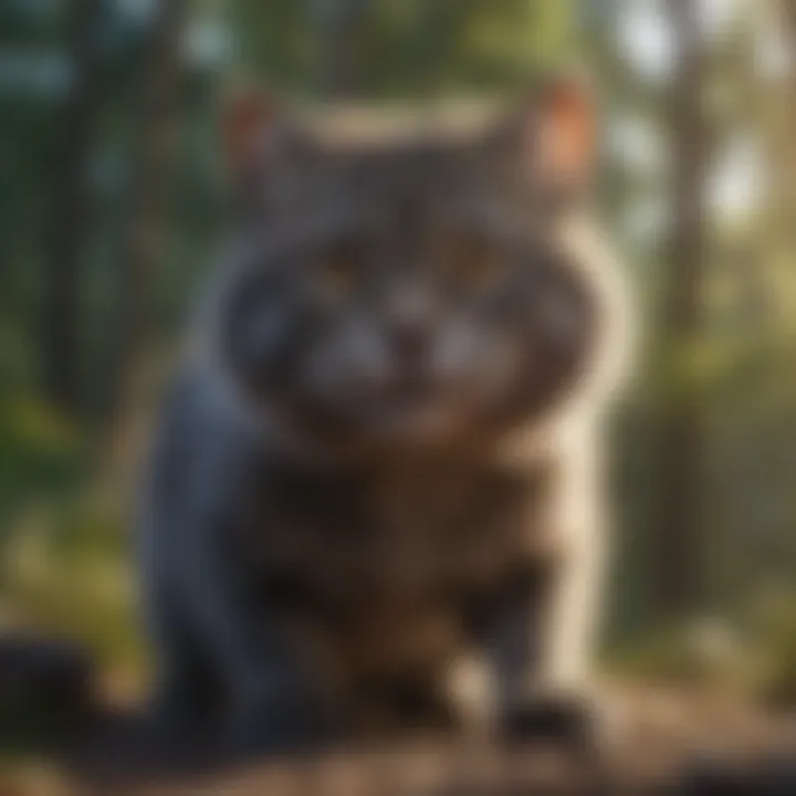 Map highlighting geographical variations in fisher cat sizes.