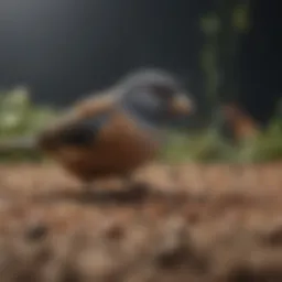 A variety of seeds suitable for guinea birds
