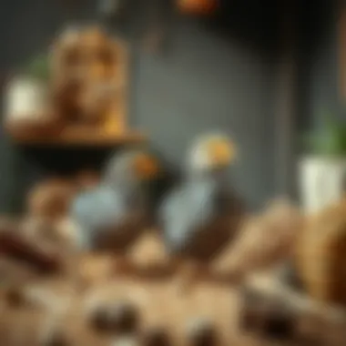 A cozy housing setup for guinea fowl chicks