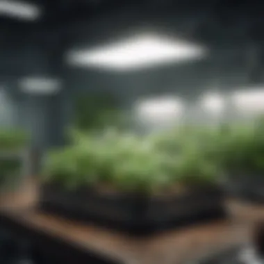 Overview of a Hydroponics System An overview of a hydroponics system illustrating various components.
