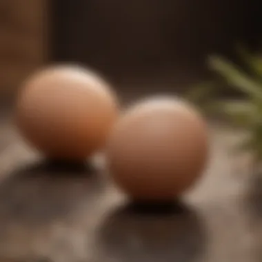 Comparison of organic versus conventional eggs highlighting quality differences