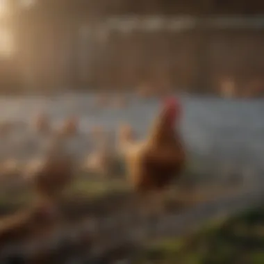 Poultry netting energizer installation in a farm environment